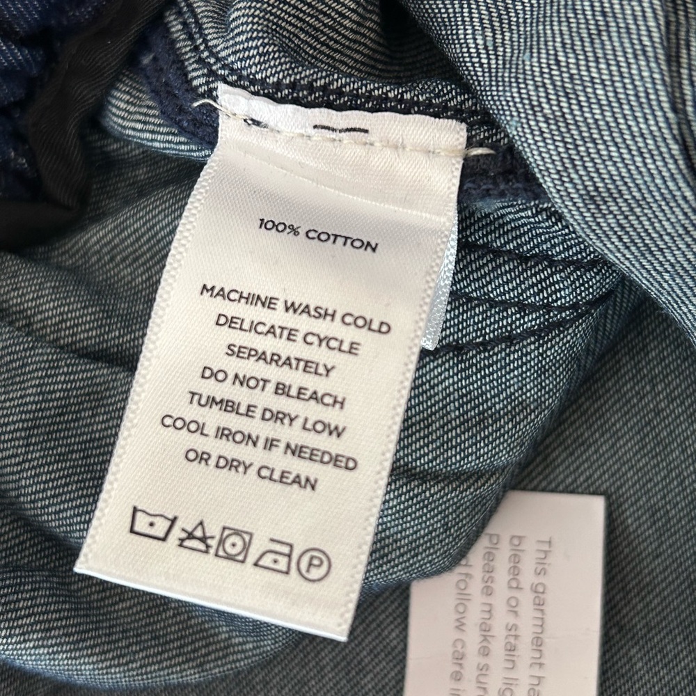 NWT Lilla P Size Small Dark Blue Denim Tie-Waist Women’s Pants - Picture 14 of 14